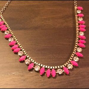 J Crew Pink Statement Necklace
